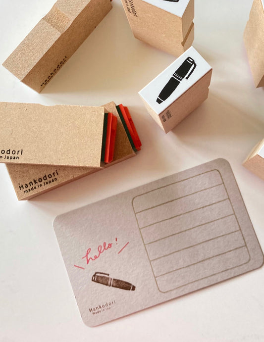 Hankodori Pen Rubber Stamp 0268