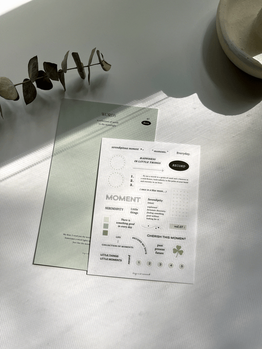 Day and Moment Word Sticker | 07