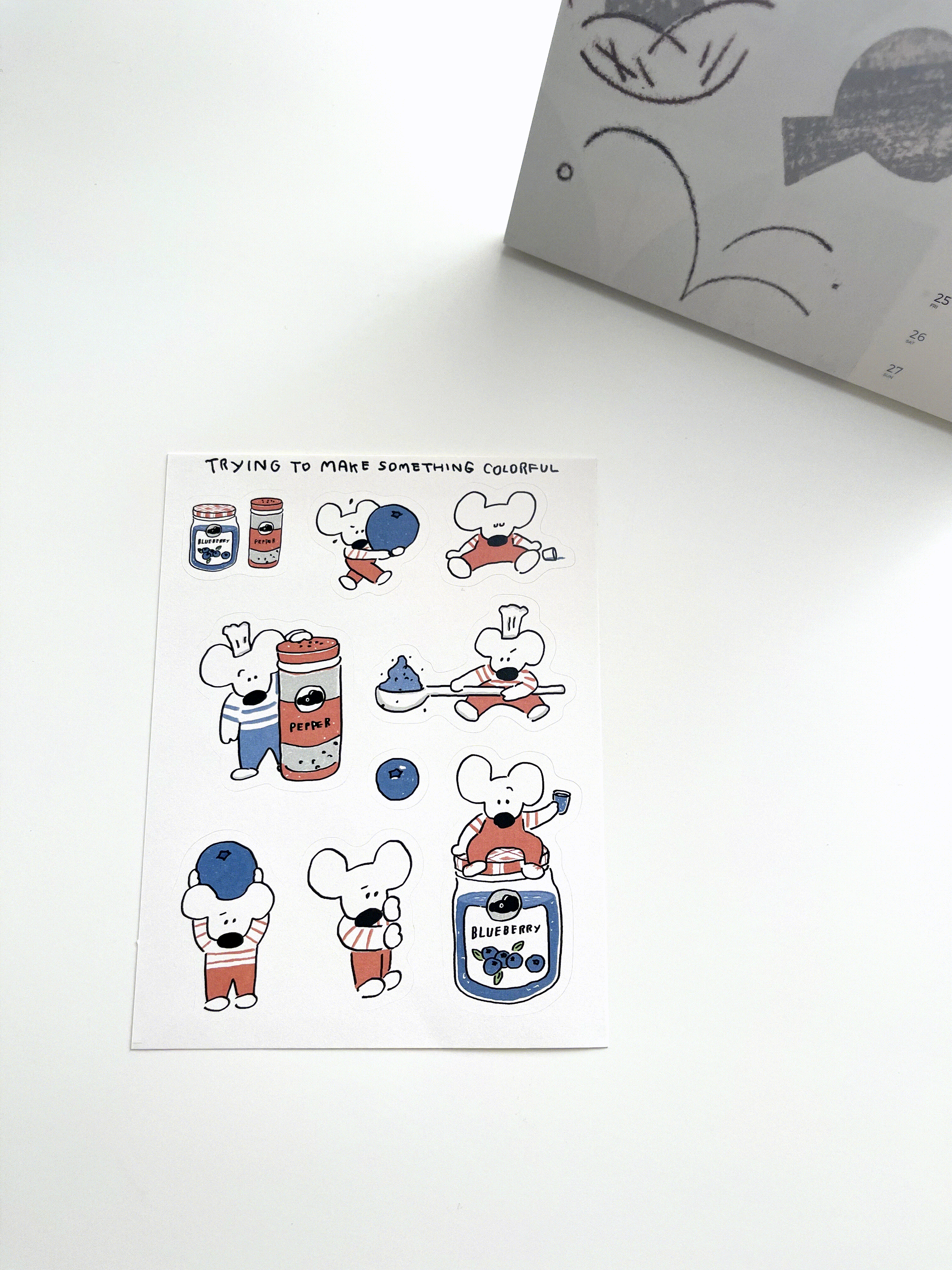 Once Upon A Mouse.. // Blueberry Day Journal Station