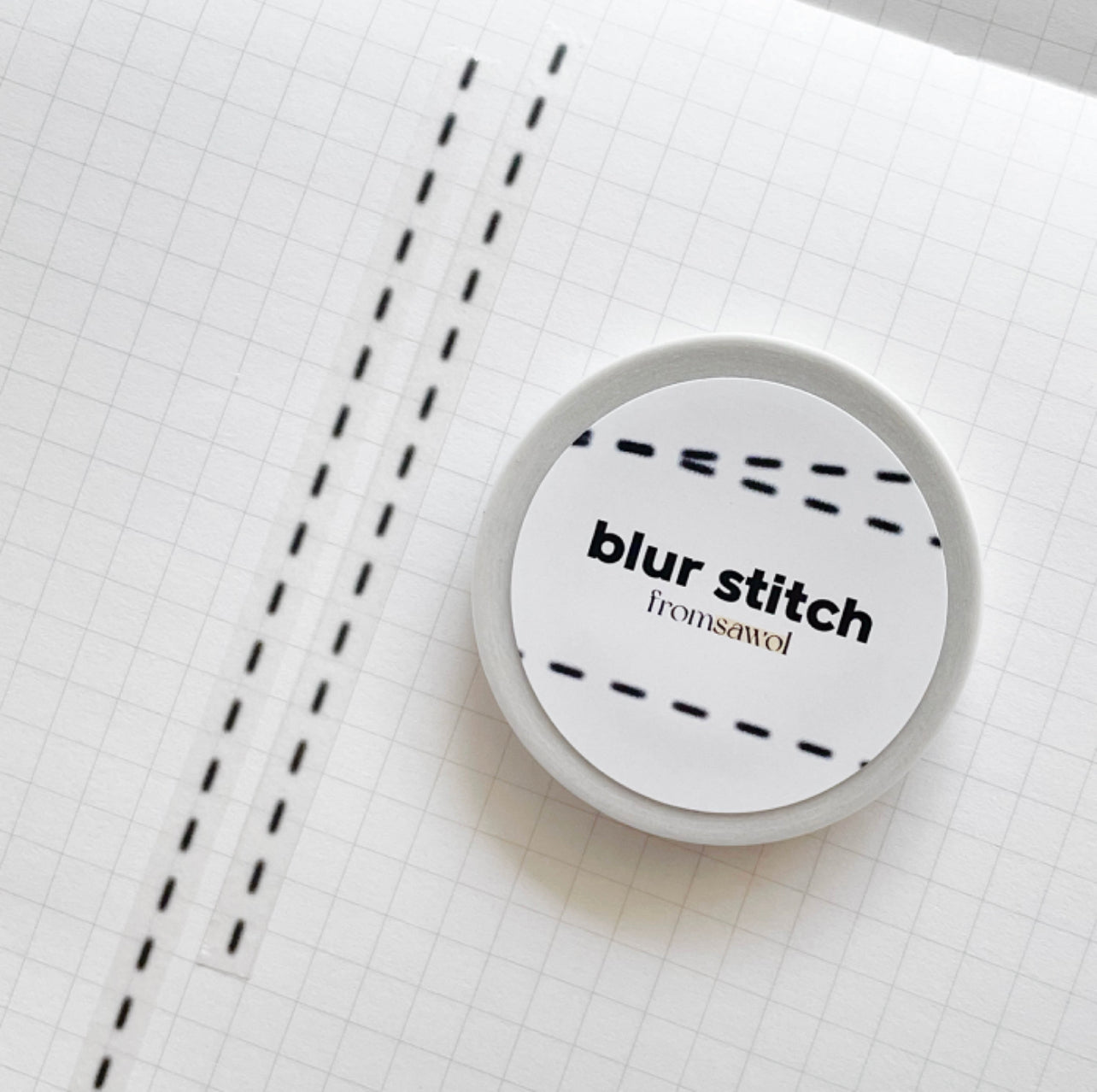 fromsawol Blur Stitch Journaling Tape