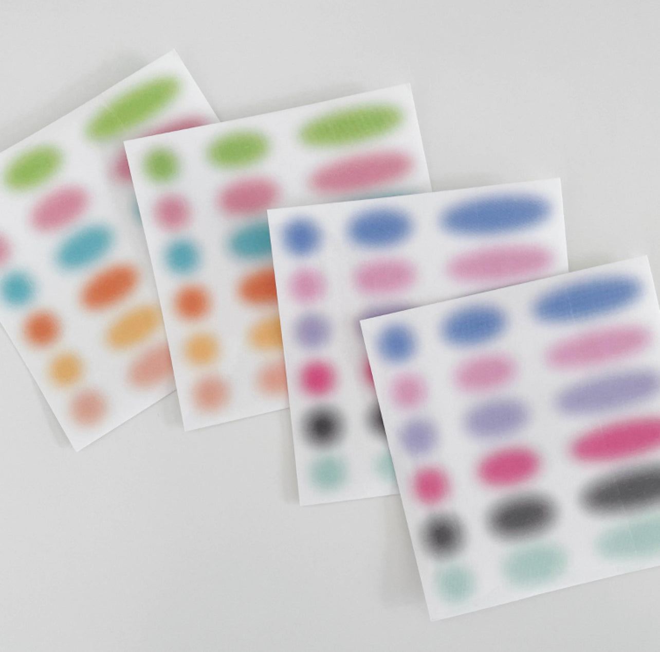 fromsawol Transparent Blur Sticker