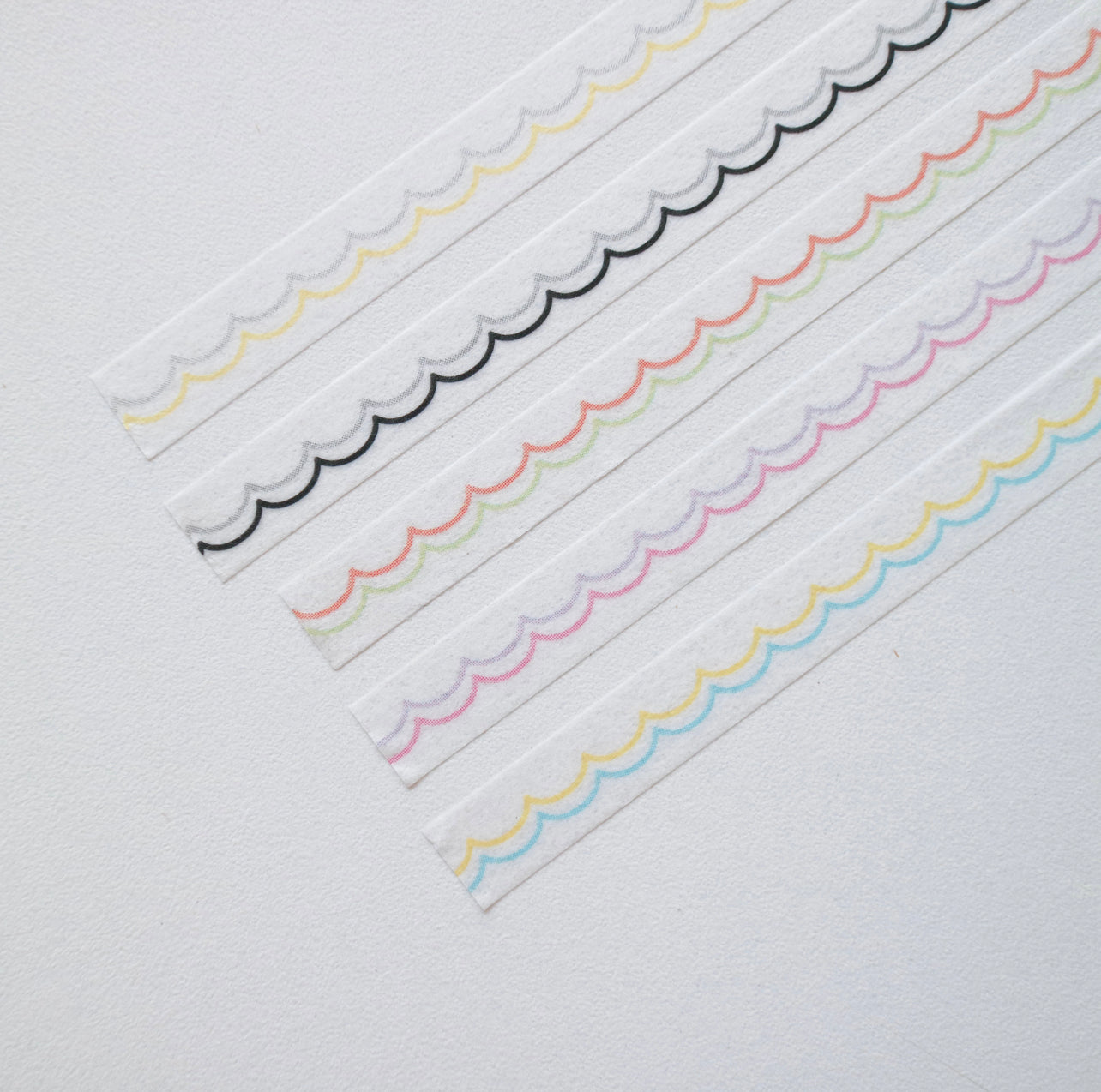 fromsawol Wavy Lines Journaling Tape | 2 Coloes