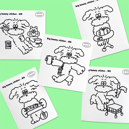 Scooty Studio Big Bunny Sticker | 04