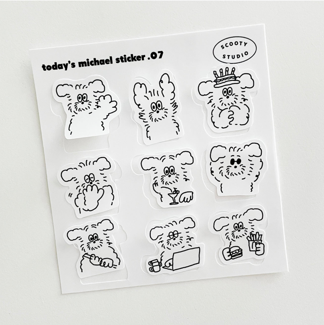 Scooty Studio Today's Michael Sticker | 07