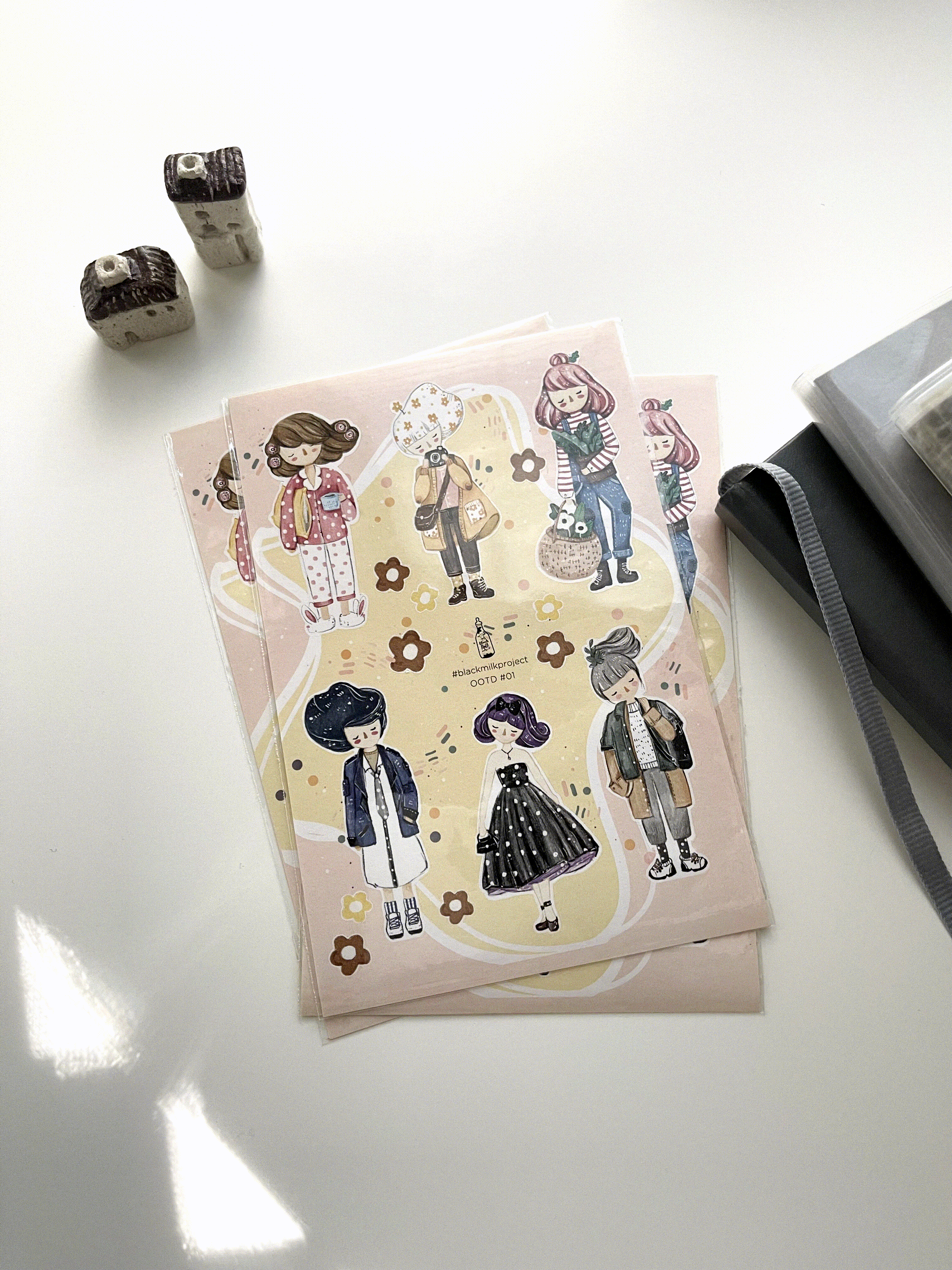 Black Milk Project OOTD Sticker – Journal Station