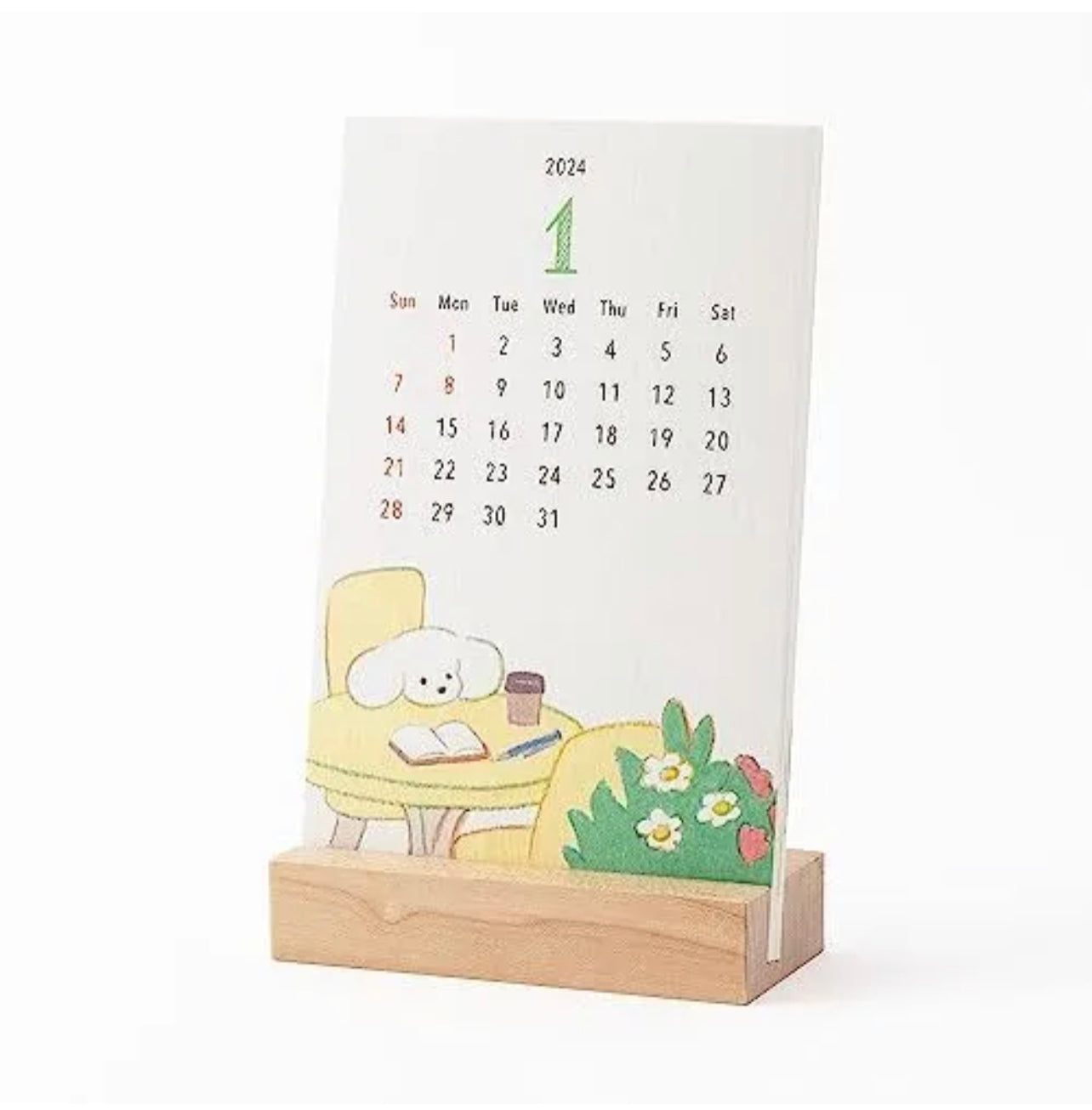 MIDORI Monthly Stand Calendar || 2 Options