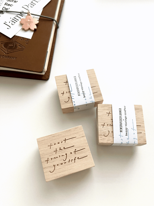 PensPapersPlanner x Happy Vintage Crafter Rubber Stamp
