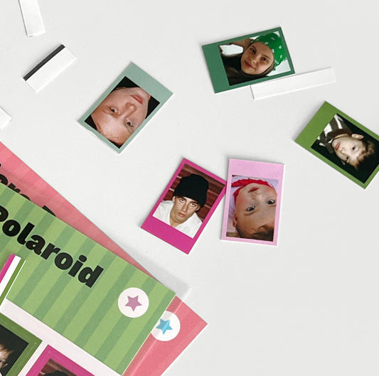 Organize a bit Micro Polaroid Sticker Sheet // 2 Options