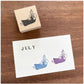 Stamp Marche Enjoy Ice Cream Rubber Stamp