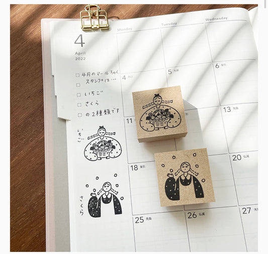 Stamp Marche It's Snowing Rubber Stamp