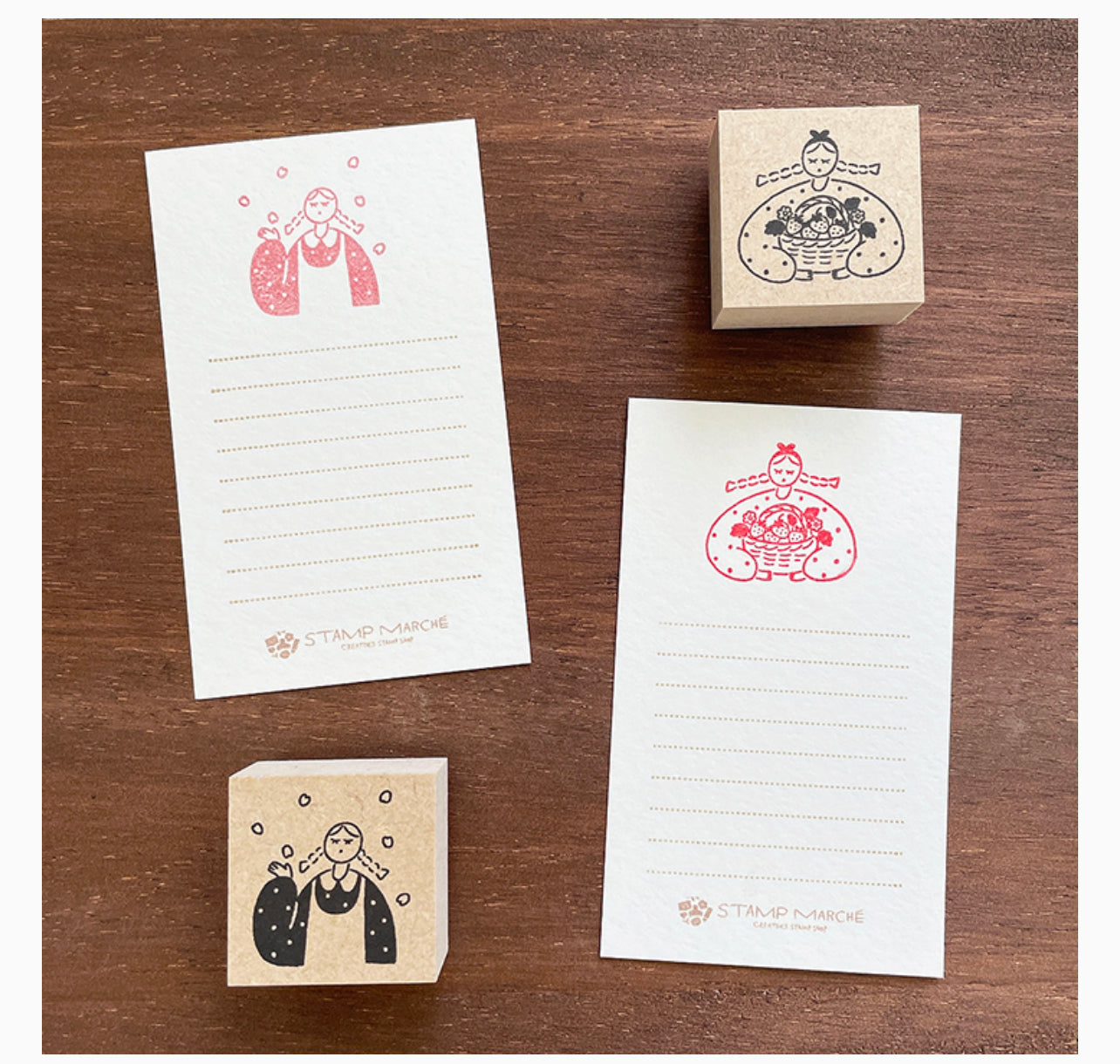 Stamp Marche It's Snowing Rubber Stamp