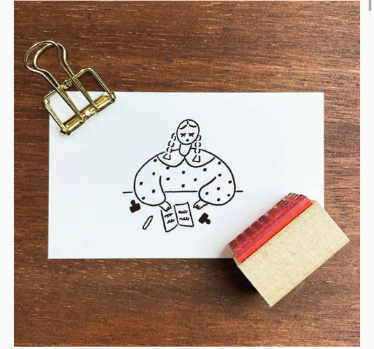 Stamp Marche Journaling Marie Rubber Stamp