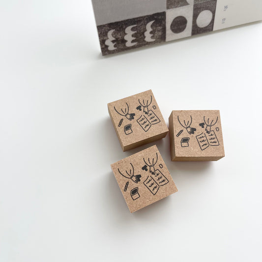 Stamp Marche Busy on the Desk Rubber Stamp