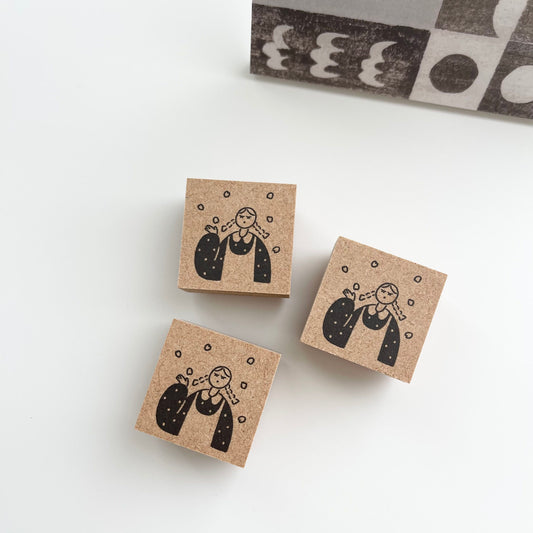 Stamp Marche It's Snowing Rubber Stamp