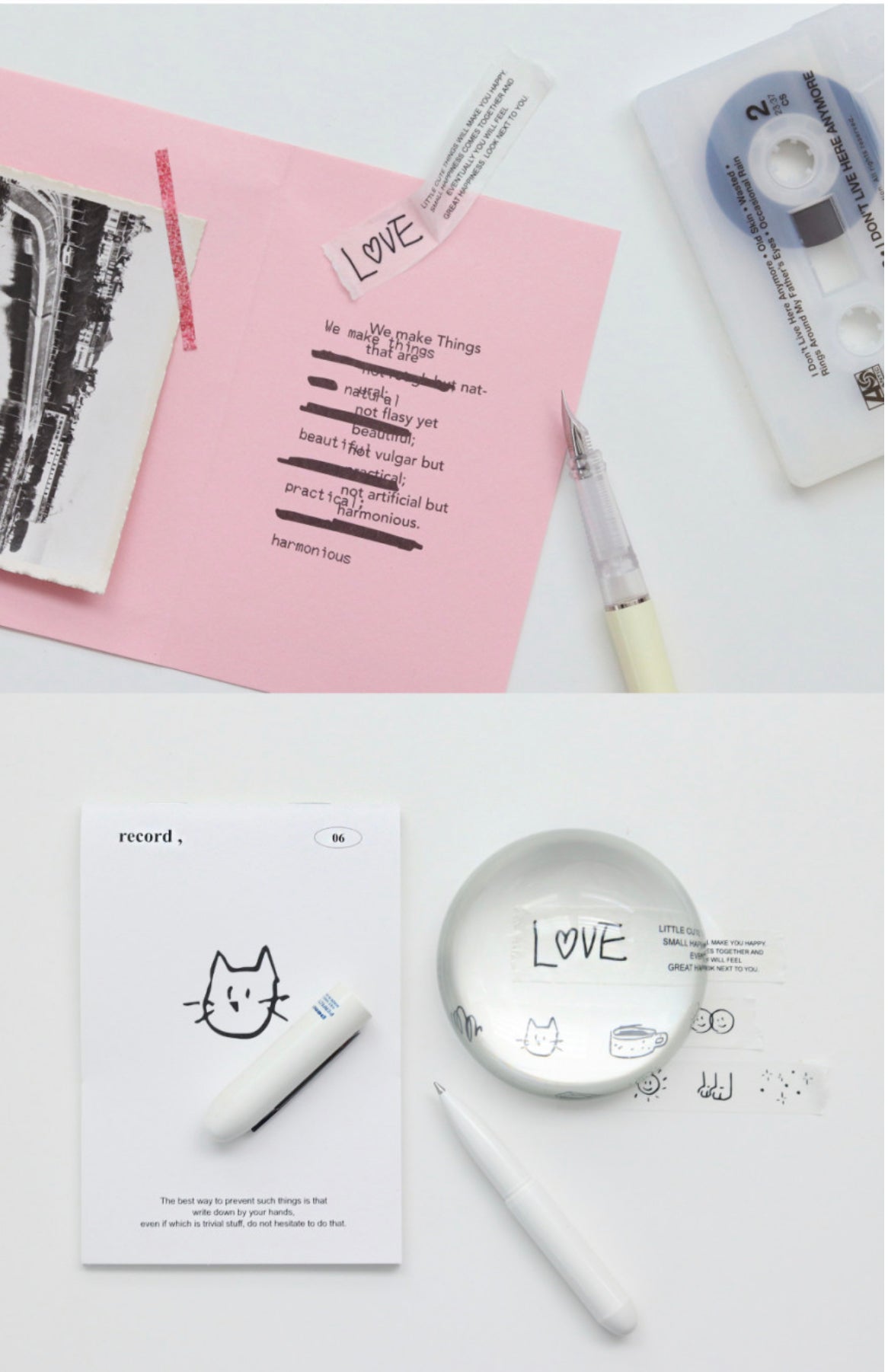 Some Mood Design Drawing Masking Tape Set || Love
