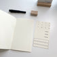 MIDORI 3 pcs Light Notebook Set // B6 Slim (Lined, Blank, or Grid)