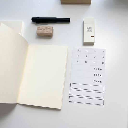 MIDORI Light Notebook Set // A6 (Blank or Grid)