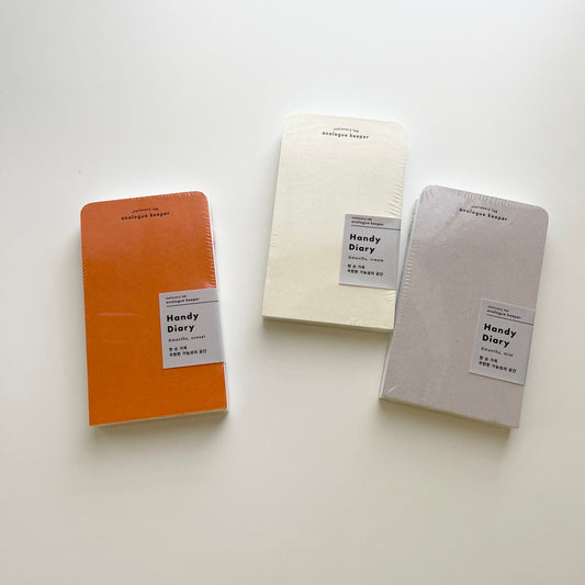 Analogue Keeper Handy Diary 6 Month // 6 Colors