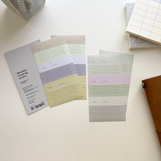 Analogue Keeper Monthly Tracking Sticker