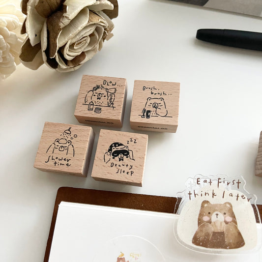 EileenTai.85 Beary Ordinary Days Rubber Stamps Part II // 5 Options