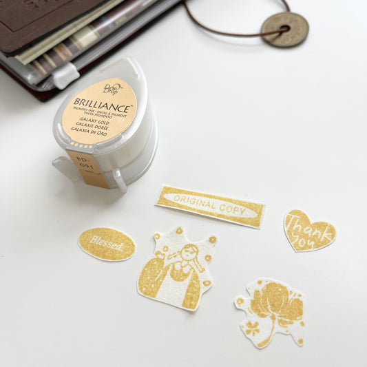 Brilliance Metallic Ink Pad // Galaxy Gold