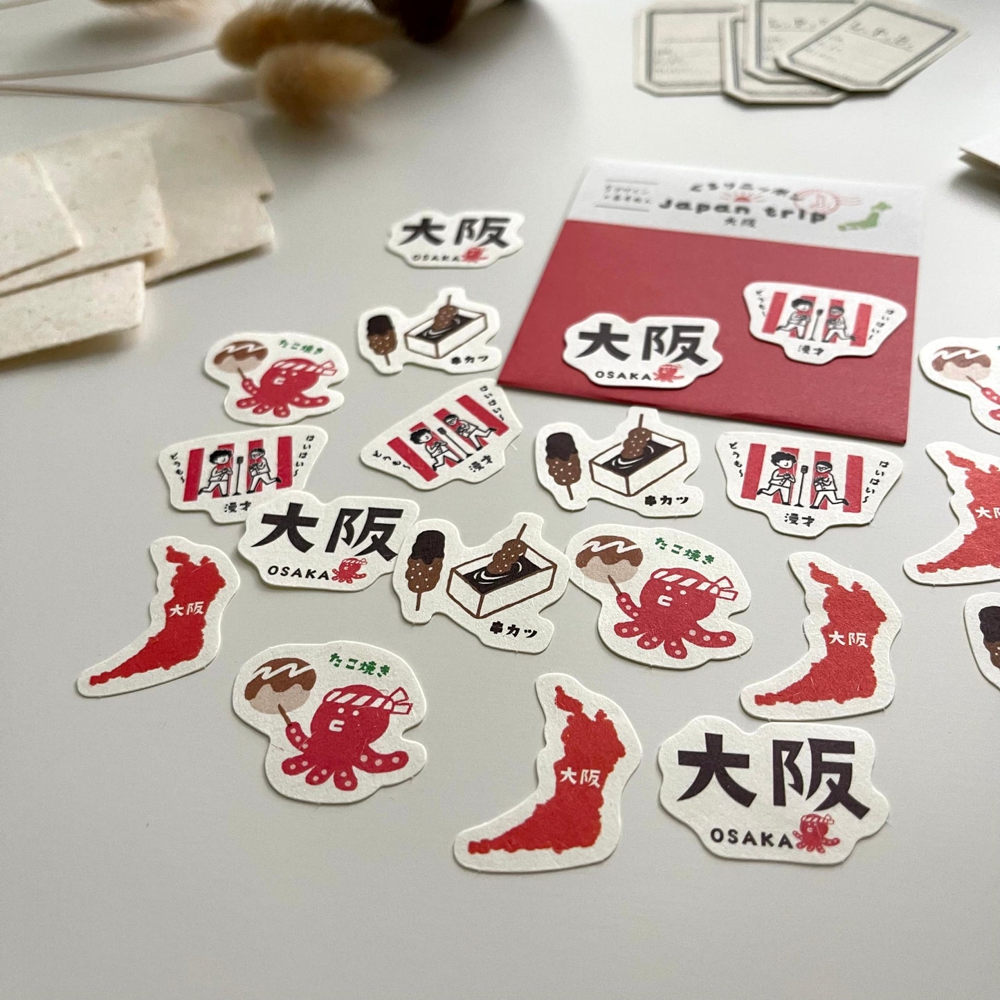 Furukawashiko Japan Trip Sticker Pack | Osaka