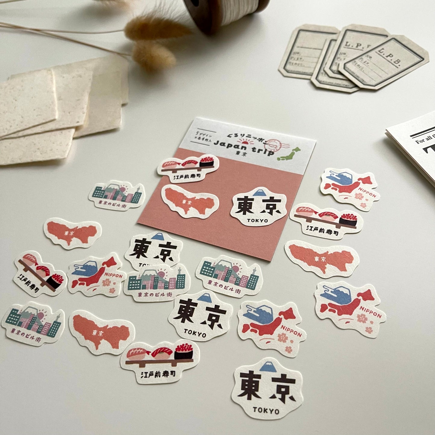 Furukawashiko Japan Trip Sticker Pack | Tokyo