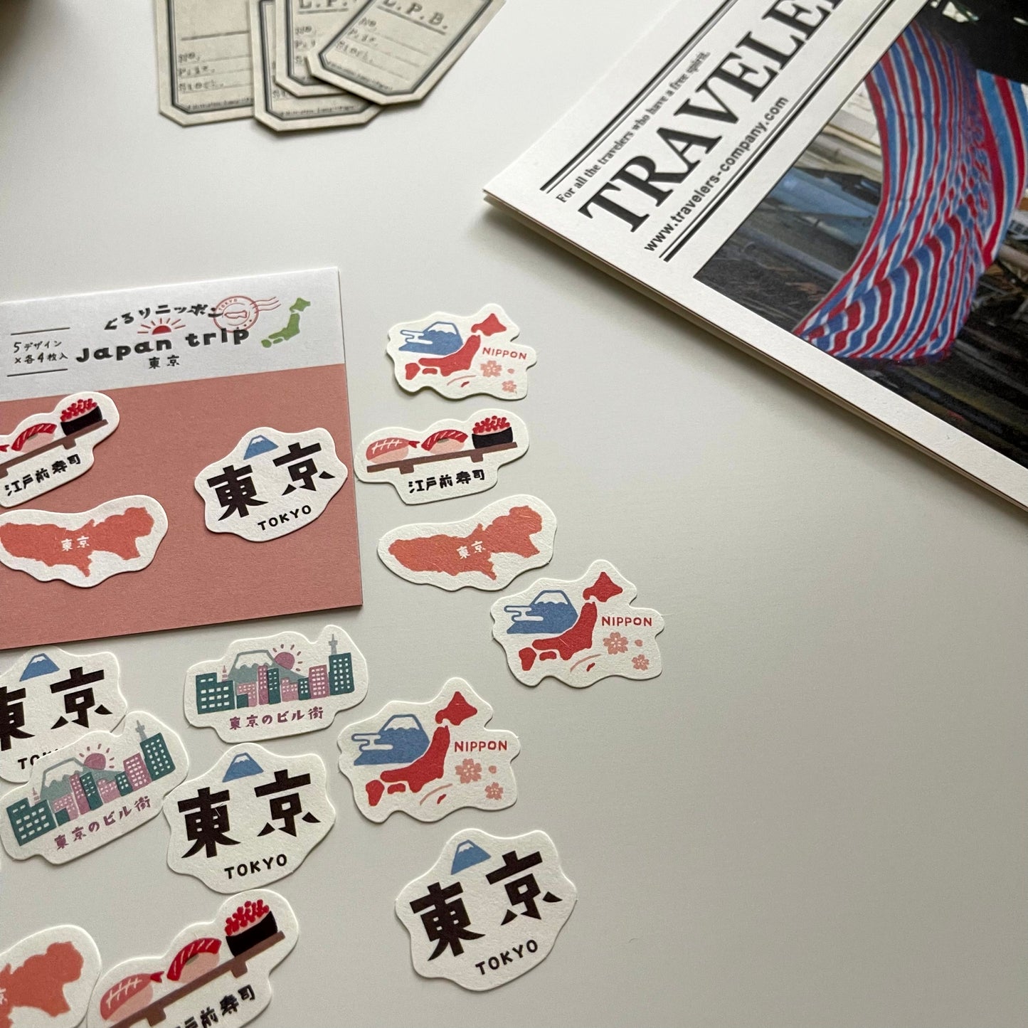 Furukawashiko Japan Trip Sticker Pack | Tokyo