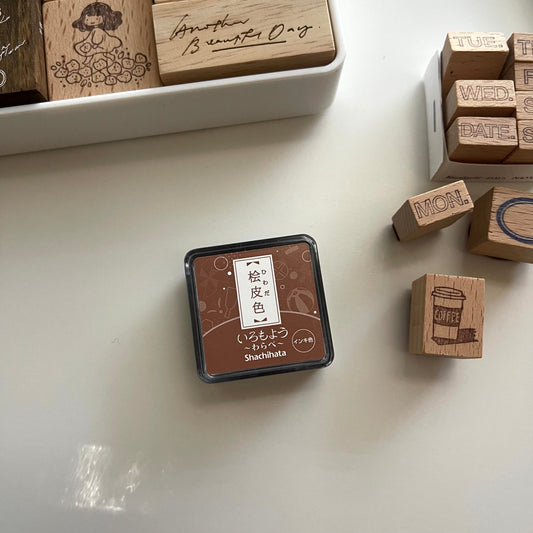 Shachihata Mini Cube Ink Pads / 11 colors