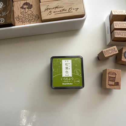 Shachihata Mini Cube Ink Pads / 11 colors