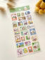 Mind Wave Postal Stamp Series Sticker Sheet // Muuchan