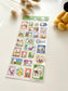 Mind Wave Postal Stamp Series Sticker Sheet // Muuchan