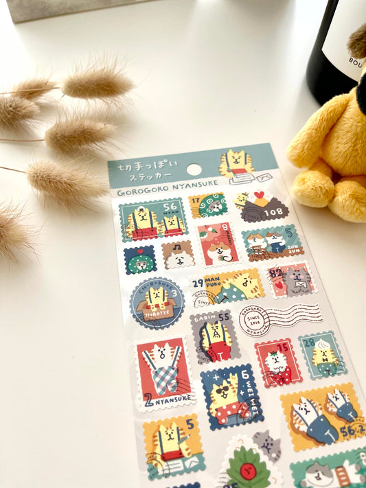 Mind Wave Postal Stamp Series Sticker // Nyansuke