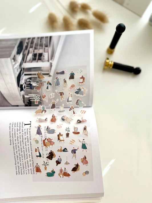 Mind Wave Cozy Sticker // Relax