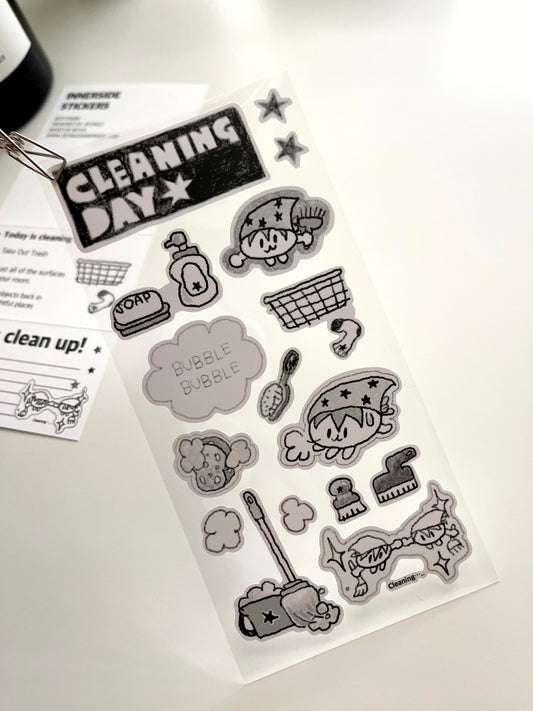 Jeongo Innerside Cleaning Day Sticker
