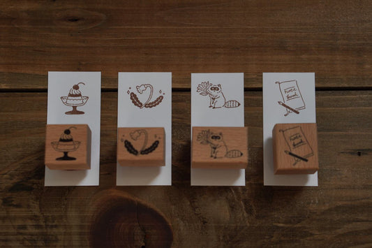 Ivy Snow Morikora Stamps // 4 Designs