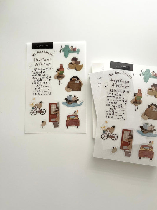 Yamadoro Mr. Bird Express Transfer Sticker