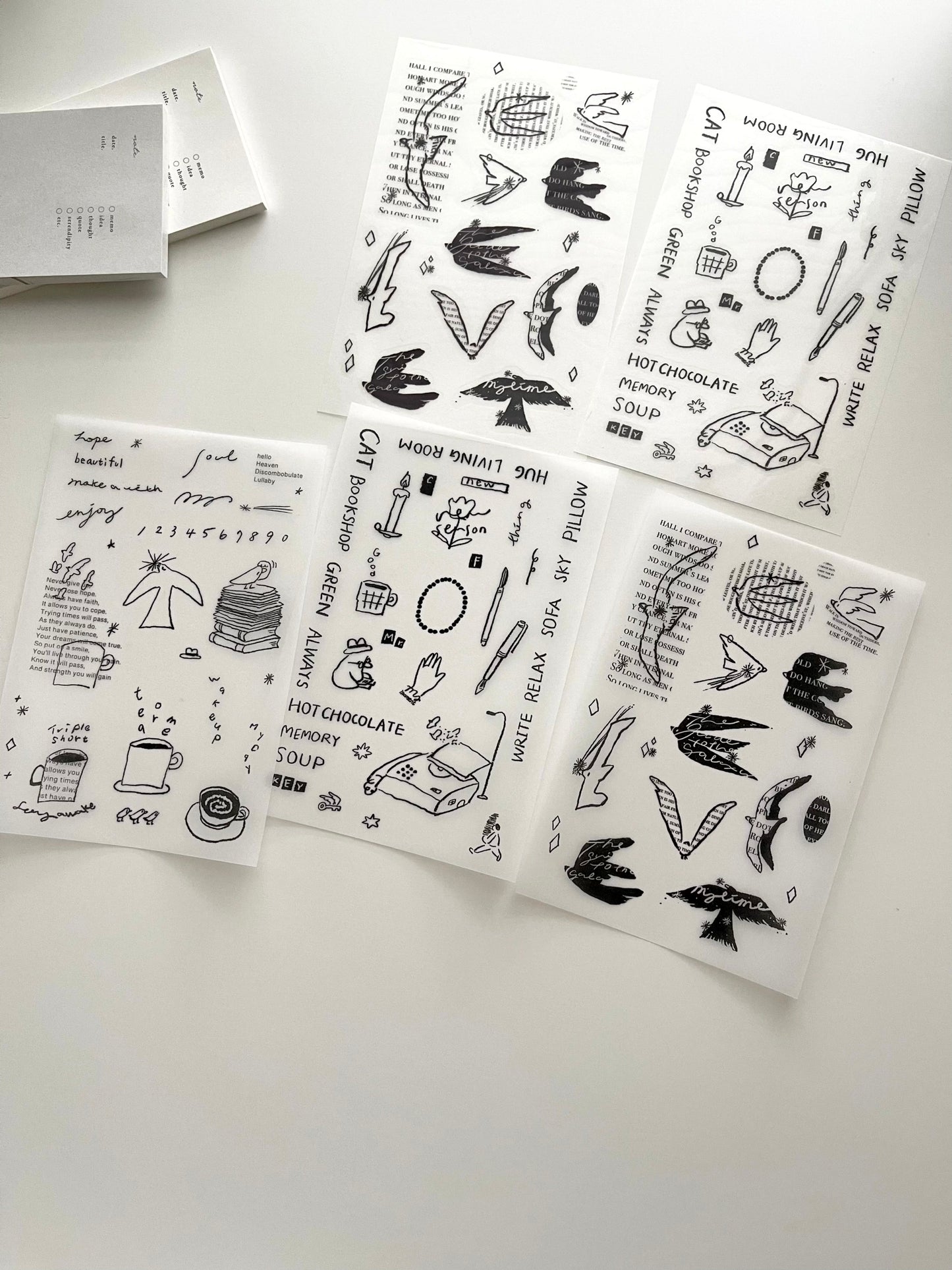 Yamadoro Messages Sticker & Paper Pack