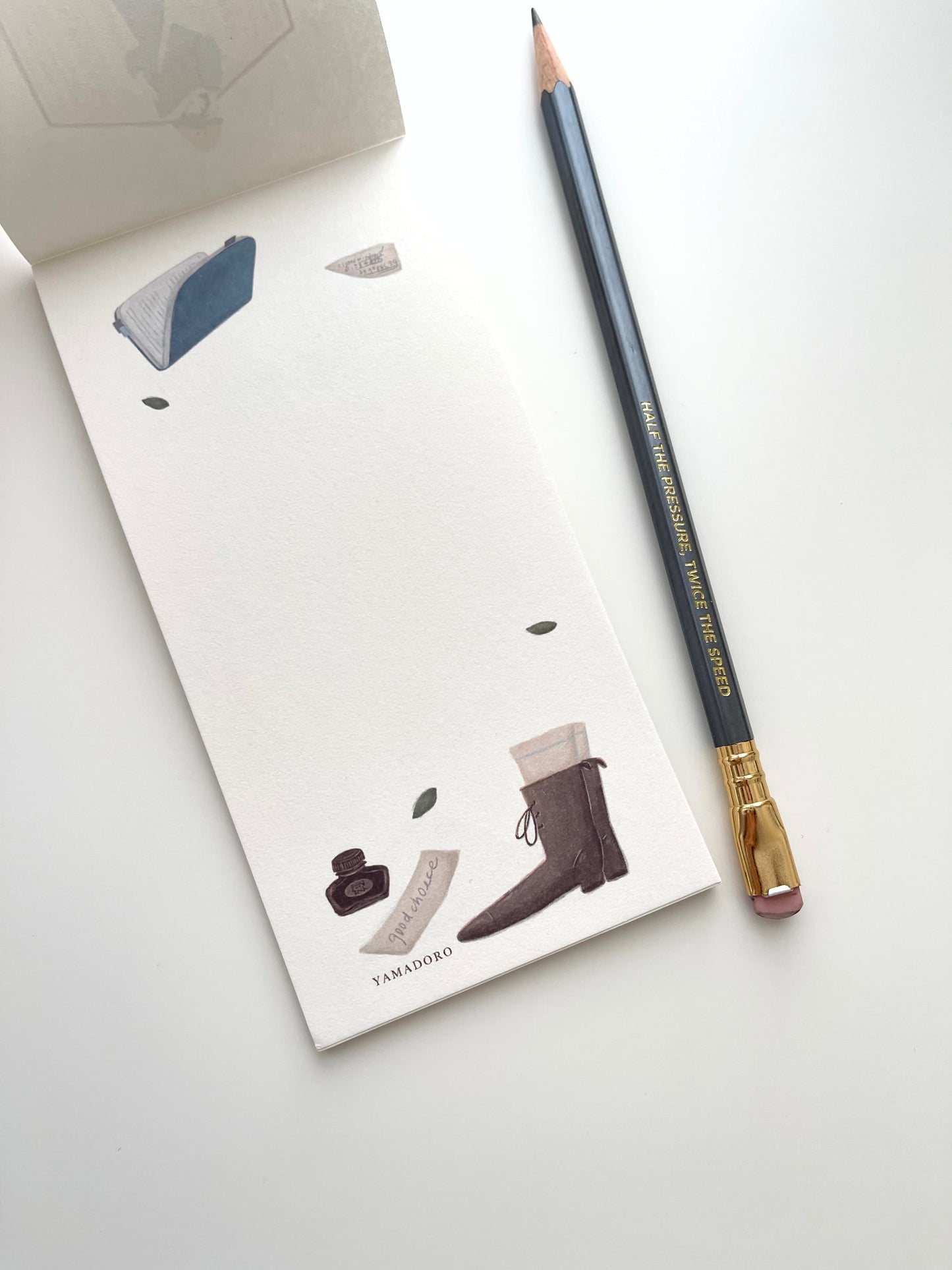 Yamadoro Light in The Paper Long Memo Pad // 4 Designs