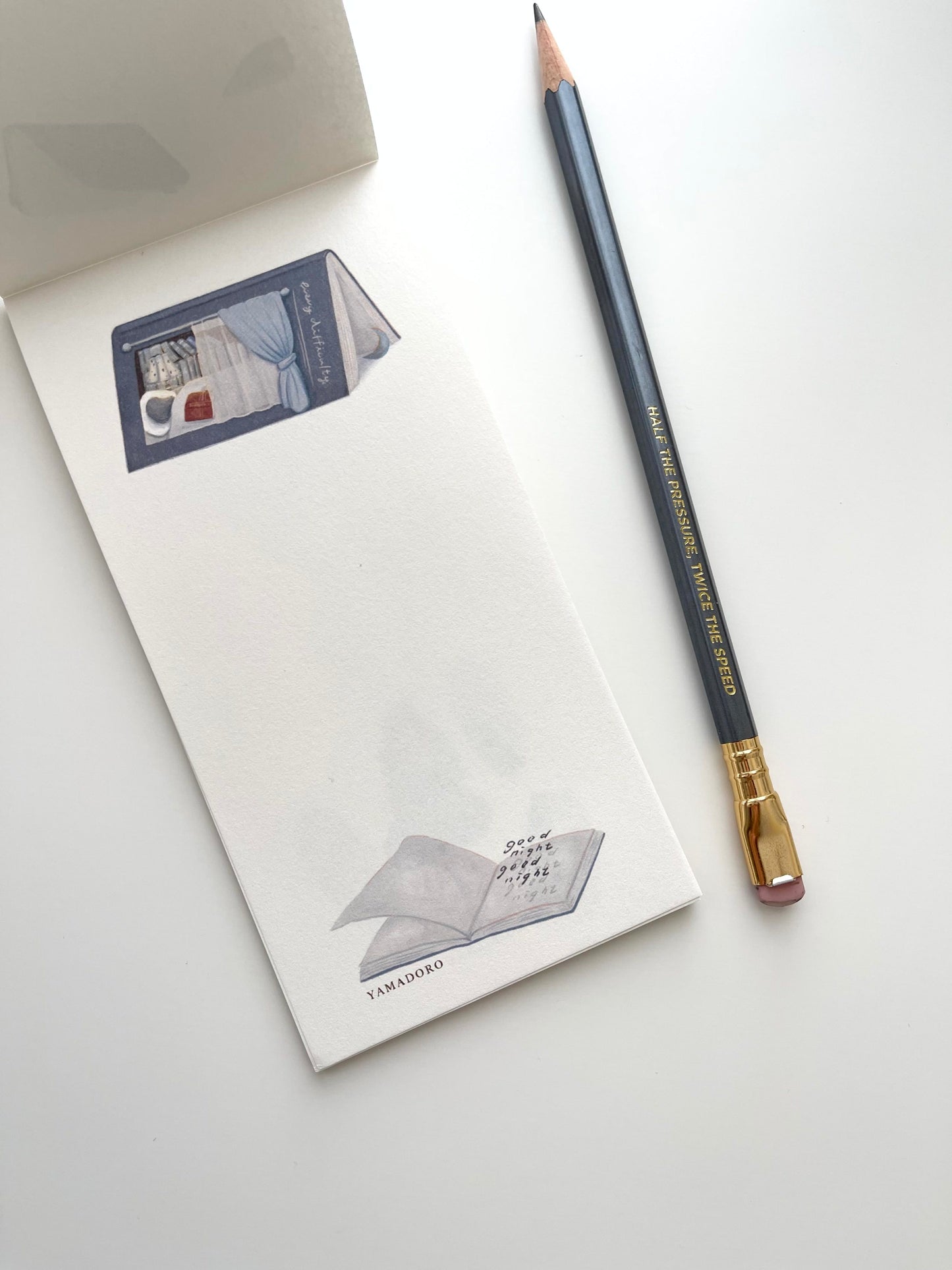 Yamadoro Light in The Paper Long Memo Pad // 4 Designs