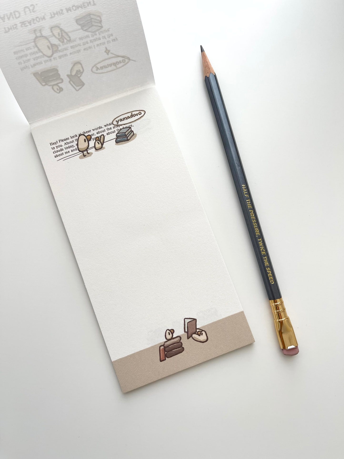 Yamadoro Light in The Paper Long Memo Pad // 4 Designs