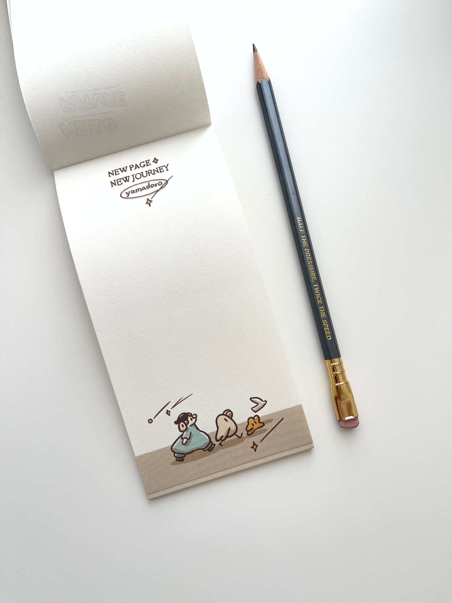 Yamadoro Light in The Paper Long Memo Pad // 4 Designs