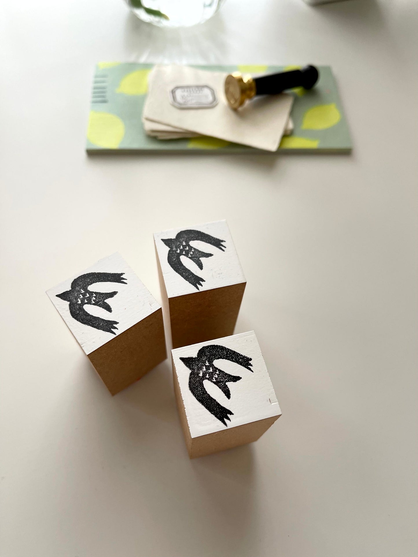 Oscolabo Rubber Stamp | Flying Bird