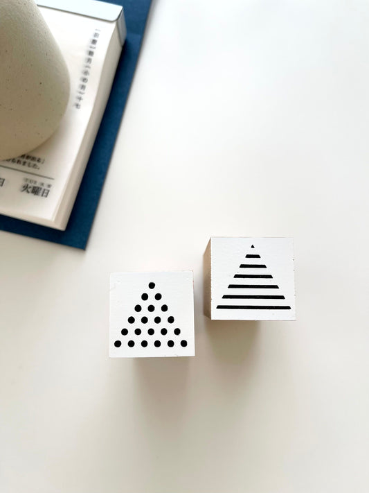 Oscolabo Triangle Rubber Stamps | Triangles