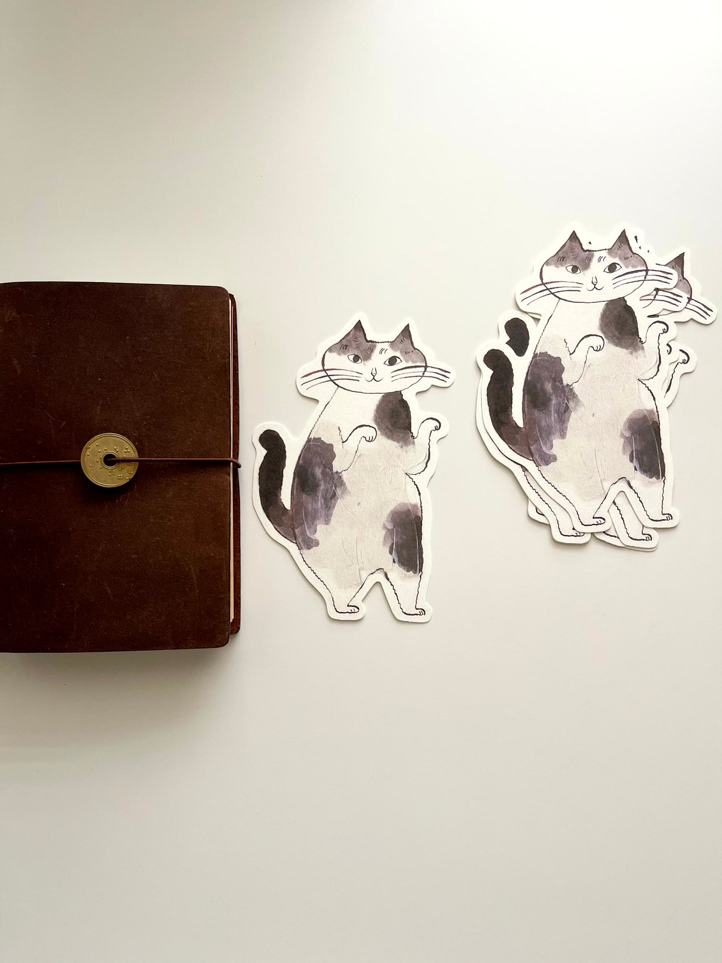 Classiky Toraneko Cat Die-cut Card Set