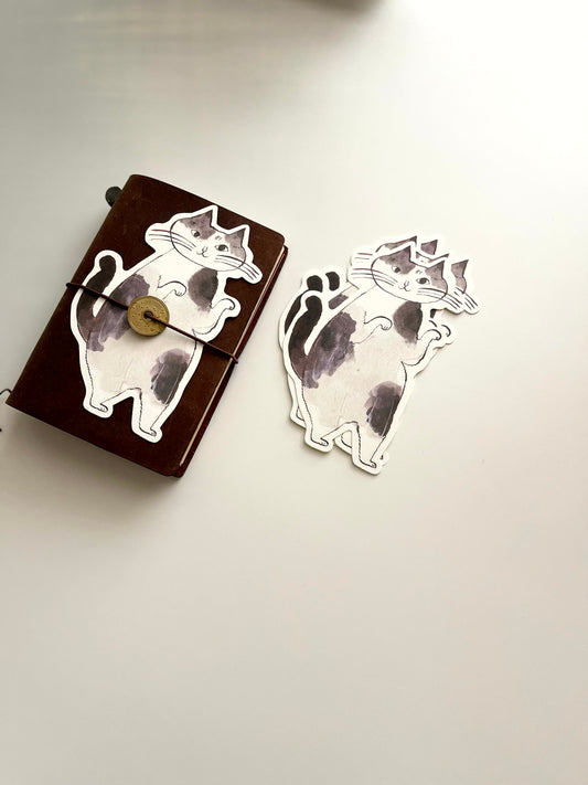 Classiky Toraneko Cat Die-cut Card Set