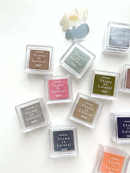 A kind of café Stamp it Color Mini Ink Pad