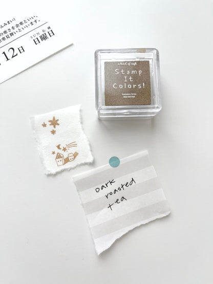 A kind of café Stamp it Color Mini Ink Pad