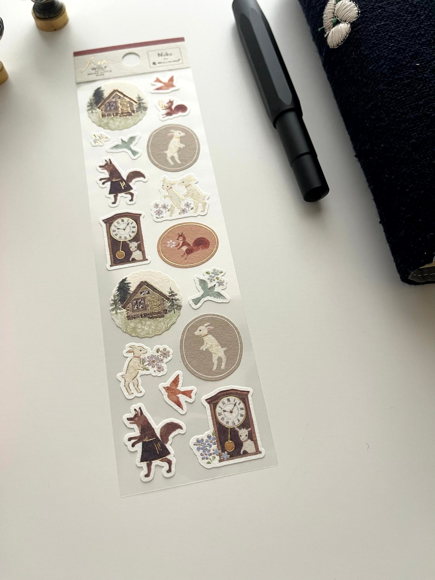 The Wolf and the Seven Little Kids Mino Stickers
