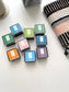 Shachihata Mini Cube Ink Pads / 9 Colors